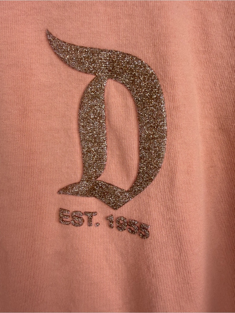 Disneyland Spirit Jersey Rose Gold Glitter Medium - Picture 3 of 10